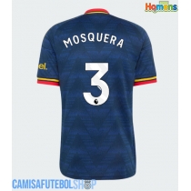 Camisa de time de futebol Arsenal Cristhian Mosquera #3 Replicas 2º Equipamento 2026-27 Manga Curta